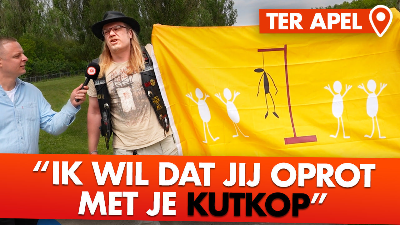 VIDEO: SPANNING: AZC protest trekt politieke uitersten naar Ter Apel