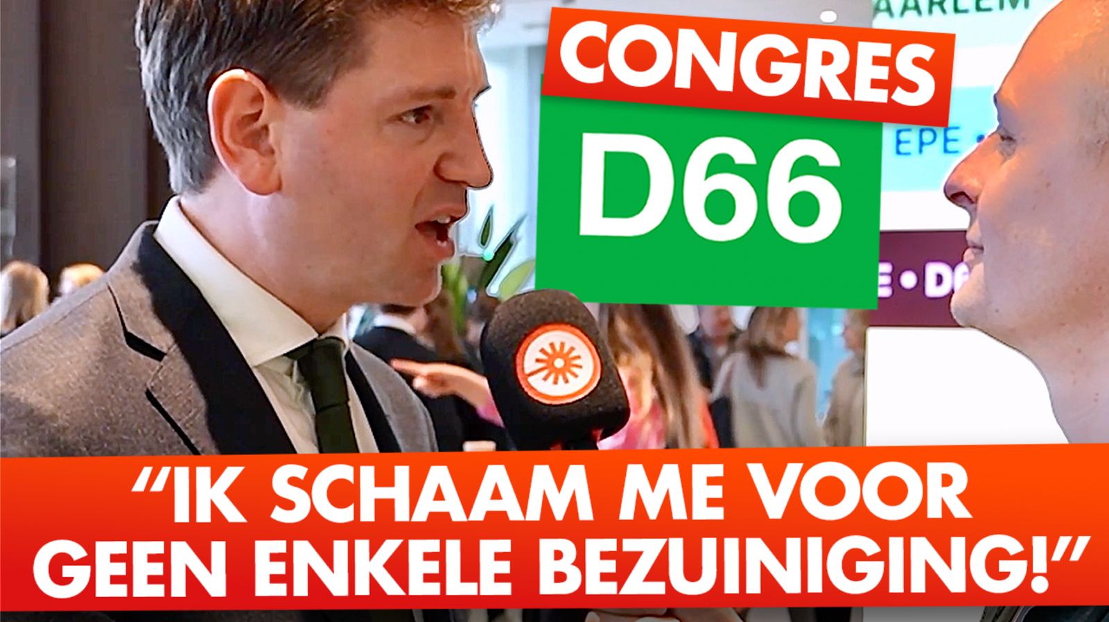 VIDEO: Left Laser gaat langs bij het D66 Congres