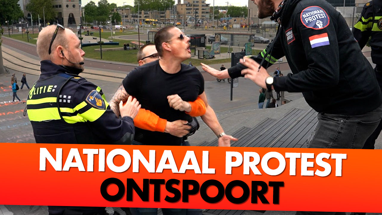 VIDEO: Nationaal protest ONTSPOORT terwijl politie daders laat wegkomen