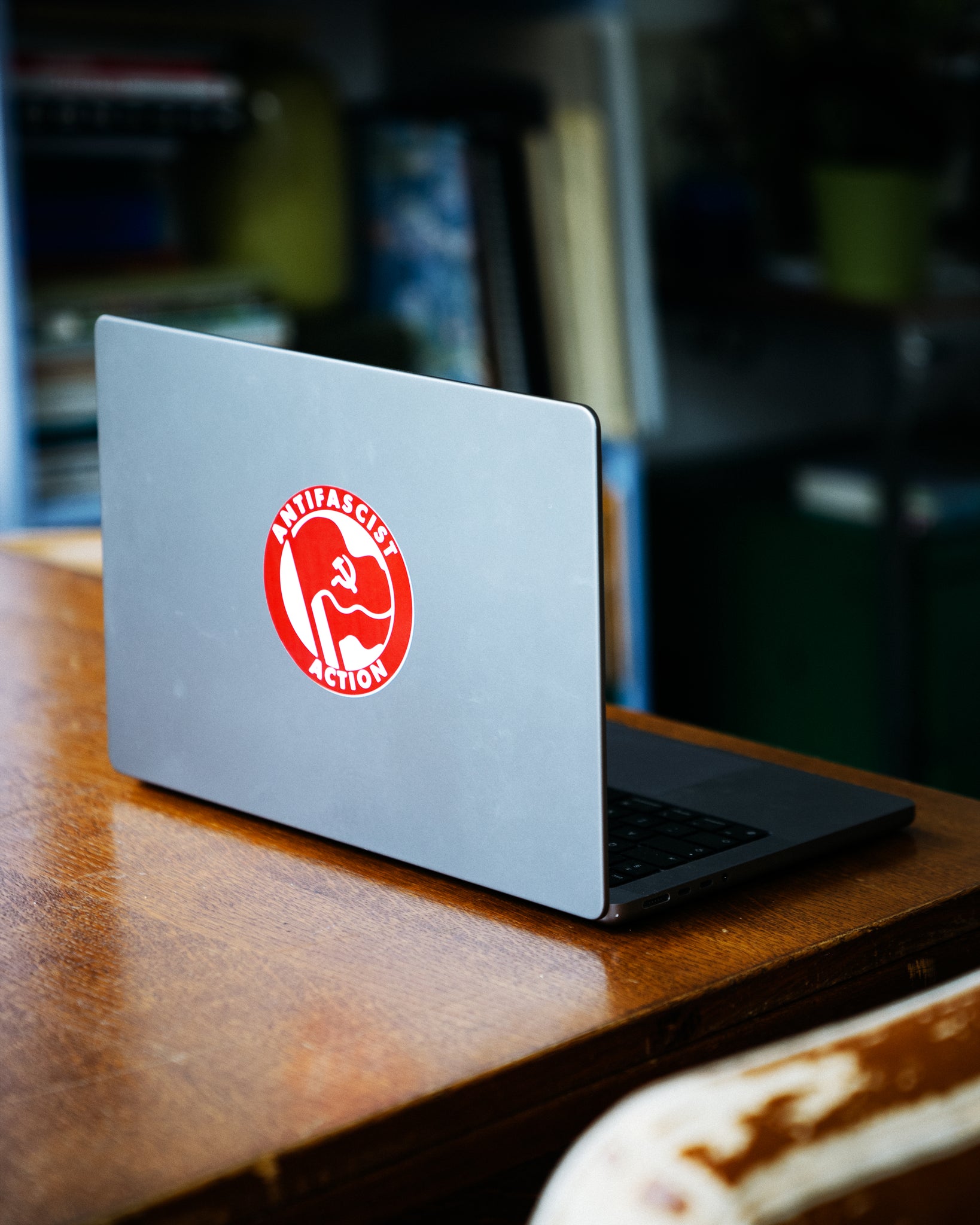 Fascist free zone - Antifascist sticker