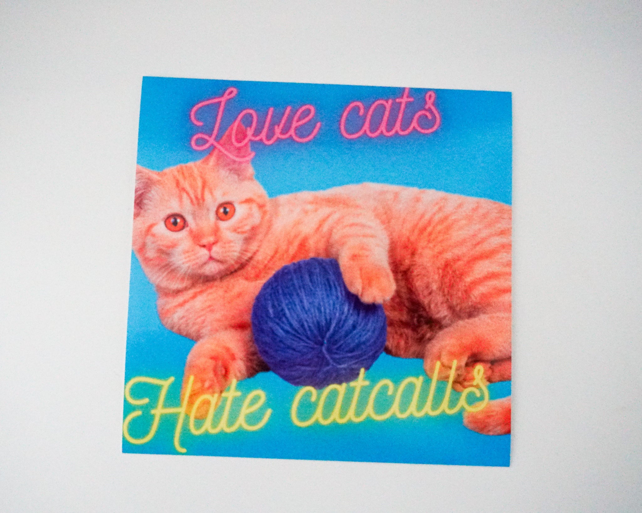 Eat the rich - Anticapitalist cat sticker