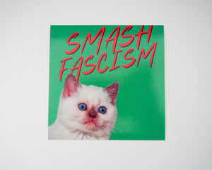 Eat the rich - Anticapitalist cat sticker